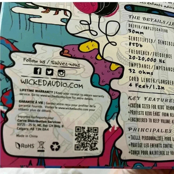 ✨Host Pick✨ BNIB Wicked Audio Wireless Kids Bluetooth Headset w Microphone Pink - Picture 4 of 6